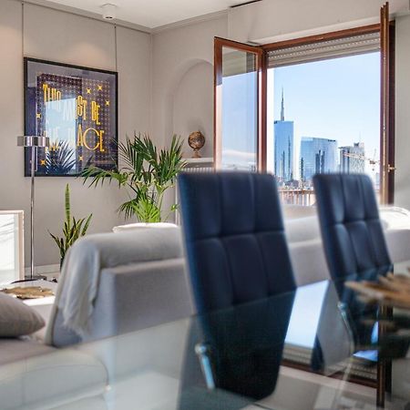 Stelvio Rooftop - Penthouse Skyline With Terrace And Jacuzzi Milan Bagian luar foto