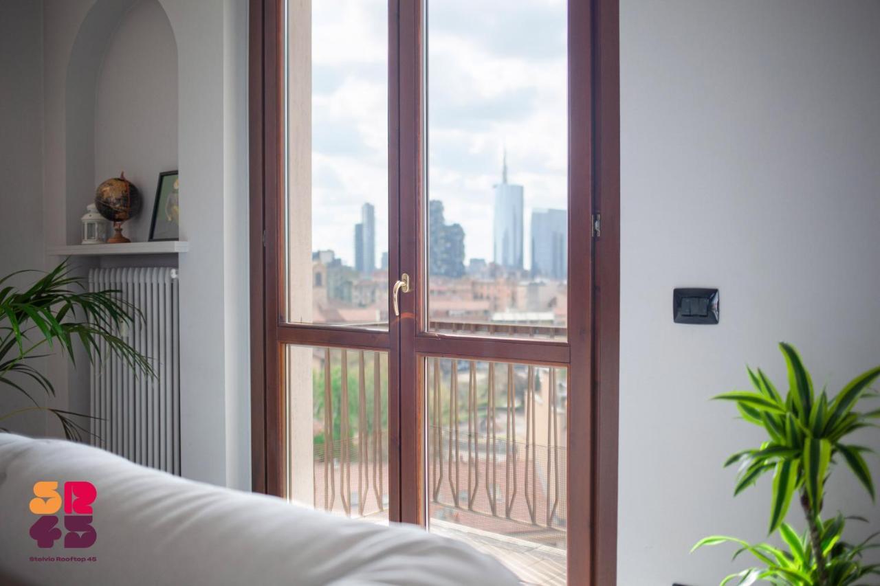 Stelvio Rooftop - Penthouse Skyline With Terrace And Jacuzzi Milan Bagian luar foto