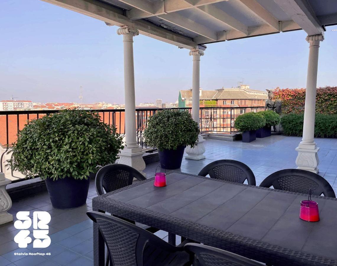 Stelvio Rooftop - Penthouse Skyline With Terrace And Jacuzzi Milan Bagian luar foto